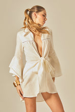 Cargar imagen en el visor de la galería, Image 02: Empress Shirtdress Offwhite Camisa Claire