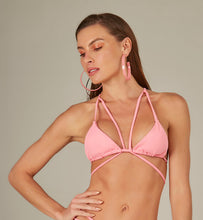 Cargar imagen en el visor de la galería, Model Front: Empress Top Top Biquini New Cross Rosa
