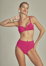 Cargar imagen en el visor de la galería, Model Front: Empress Set Bikini Antigua Fuchsia Pink