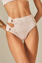 Cargar imagen en el visor de la galería, Gallery: Empress Bottom Bottom Hoop Sloane Pink Tweed Texture