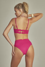 Cargar imagen en el visor de la galería, Model Back: Empress Bottom Bottom Bikini Antigua Fuchsia Pink
