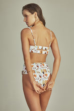 Cargar imagen en el visor de la galería, Model Back: Empress Top Top Bikini Antigua Pop Art