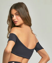 Cargar imagen en el visor de la galería, Model Back: Empress Top Top Biquini Cherie Preto
