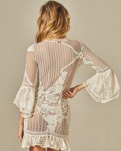 Cargar imagen en el visor de la galería, Image 05: Empress Kaftans / Cover Ups Isabel Dress Off White Lace
