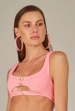 Cargar imagen en el visor de la galería, Model Front: Empress Top Top Biquini Charlie Rosa
