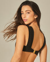Cargar imagen en el visor de la galería, Image 04: Empress Top Top Hoop Sloane Black Tweed Texture
