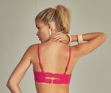 Cargar imagen en el visor de la galería, Top Bikini Antigua Fuchsia Pink
