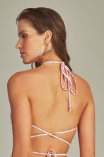 Cargar imagen en el visor de la galería, Top Bikini Danielle Pink Chevron
